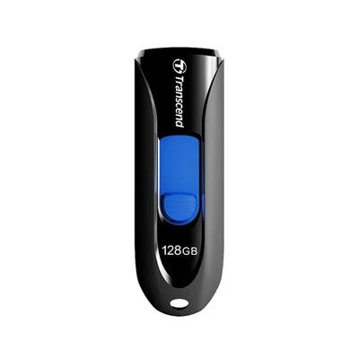 Transcend 128GB JetFlash 790 USB 3.1 Gen 1 Flash Drive (USB Stick) Black TS128GJ - Image 1 of 4