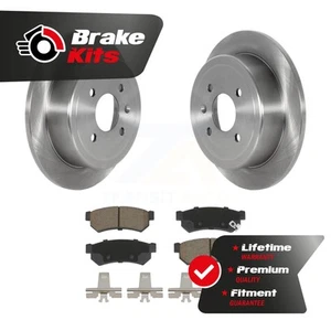 Rear Disc Brake Rotors And Ceramic Pads Kit For 2015-2015 Chevrolet Spark - Picture 1 of 1