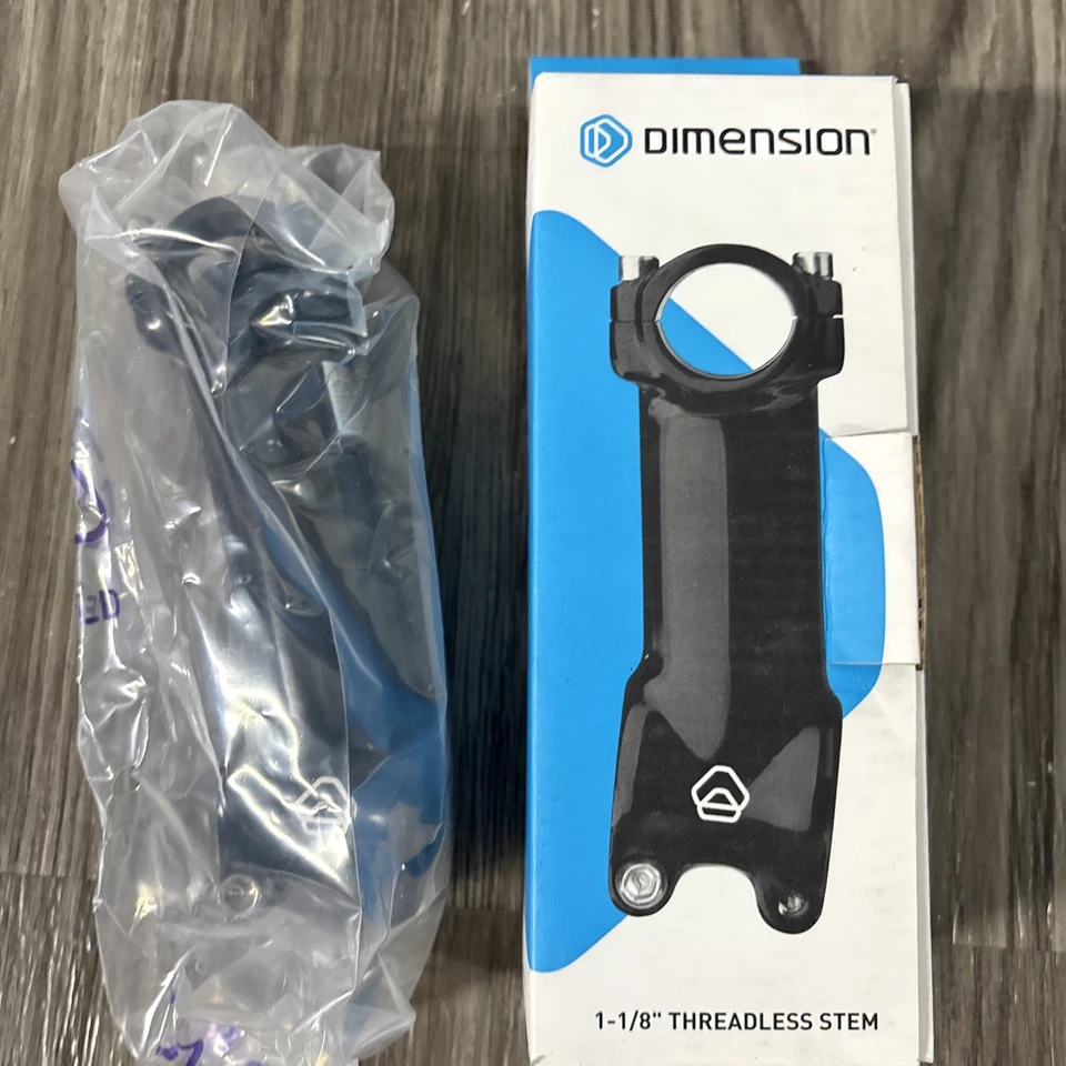 Dimension 26.0 Stem Lenght 110mm Clamp 17 Deg 1 1/8 Black Aluminum #V4 - Image 1 of 3