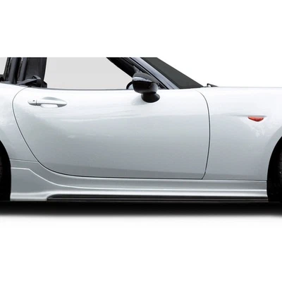 For Mazda MX-5 16-25 Circuit Style Fiberglass Side Skirt Rocker Panels Unpainted Foto 1 de 4