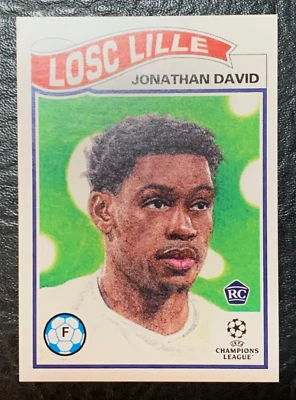 Topps UEFA Living Set #475 | JONATHAN DAVID | RC Rookie | Lille; UCL; PR /1956 - Image 1 of 2