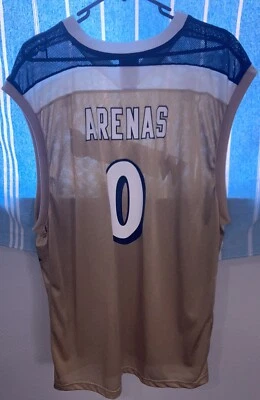 Camiseta masculina Gilbert Arenas Washington Wizards NBA dourada GG sem frio Gil 60 pts nova - Imagem 1 de 4