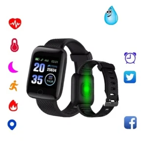 Bluetooth Smart Watch Fitness Tracker Heart Rate Blood Pressure Monitor Sport UK - Picture 1 of 10