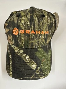 Mossy Oak tarnfarbene Jägermütze neu mit Etikett größenverstellbare Graham Port Authority - Bild 1 von 8