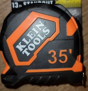 Klein Tools 35' Single Hook Tape Measure 13-ft Ft Standout #913513 FREE SHIPPING - Picture 1 of 4