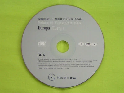 CD NAVIGATION MERCEDES BENZ AUDIO 50 APS ITALIEN 2014 A B C GL M R SMART NTG 2 - Bild 1 von 2