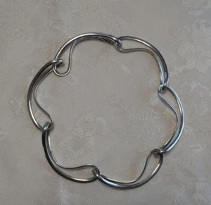 Georg Jensen Infinity 6-Link Necklace  Sterling Silver 15.2"  2012 No Box Jp - Picture 1 of 2