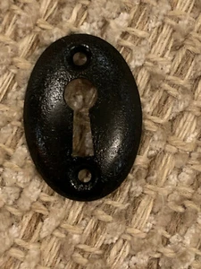 Antique Key Hole Cover Escutcheon - Picture 1 of 3
