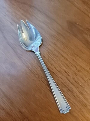 Tenedor de helado Arts & Crafts Era Gorham Etruscan Sterling - 5 1/4" - Sin monograma Foto 1 de 4