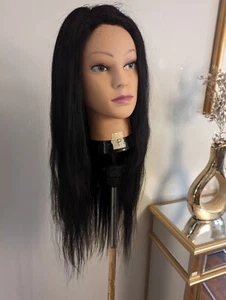High Quality regular Top 24 to 26" straight 100% Virgin Human Hair Lace Wig  - Picture 1 of 18