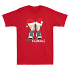 Beavis And Butthead Merry Kissmyass Funny Santa Claus Meme Vintage Men's T-Shirt