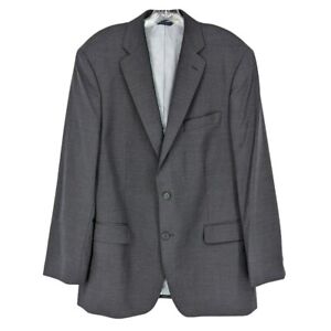 Brooks Brothers 42 R Explorer Madison Fit Grey Wool Blend 2 Button Blazer Jacket