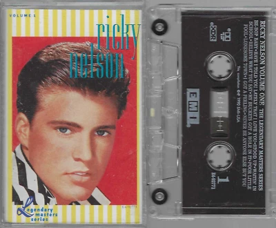 Ricky Nelson The Legendary Masters Series Vol. One (Cassette, 1990 EMI) VG Cond. - Image 1 of 3