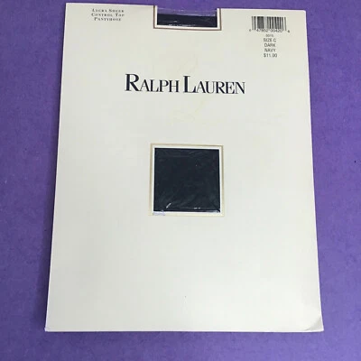 Pantimedias Ralph Lauren Lycra Control Transparente Azul Marino Oscuro Talla C Nuevas en Paquete De Colección Foto 1 de 2