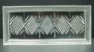 Antique EAPG Rectangle Glass 12" Tray Trinket Dish Unknown Maker - Picture 1 of 11