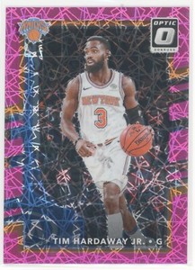 TIM HARDAWAY JR 2017-18 DONRUSS OPTIC PINK VELOCITY PRIZM HOLO #75/79