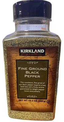 Pimienta negra molida fina 12,3 oz 348 g paquete de 1 Foto 1 de 2