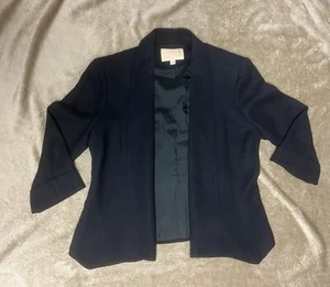 Flawless Solid Black Women’s Size Small Alberto Makali Designer Blazer Jacket - Picture 1 of 15