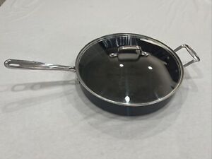 Emeril 12" Anodized Fry Pan 2 Handles w/ Lid Signs of Use
