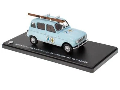 Renault 4 R4 Championnat hell blau Modellauto G110T023 Hachette-IXO 1:43 - Bild 1 von 3