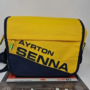 Ayrton senna messenger bag shoulder record side retired Item F1 motorsports - Picture 1 of 7
