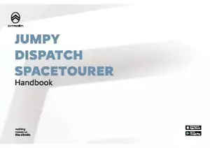 CITROEN DISPATCH JUMPY SPACETOURER OWNERS MANUAL HANDBOOK NEW PRINT - FREE POST - Picture 1 of 14