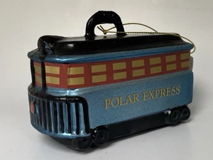 Polar Express Glass Train Car Christmas Ornament Warner Bros - Picture 1 of 10