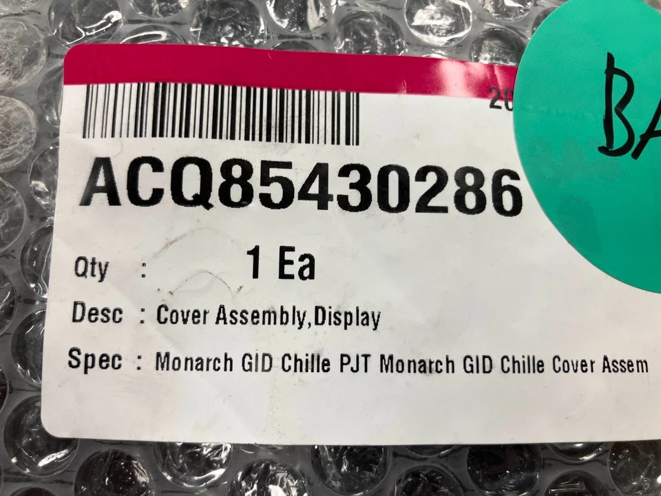 LG ACQ85430286 Conjunto Cubierta, Pantalla Foto 1 de 1