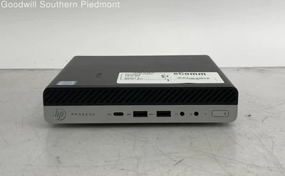 HP ProDesk 600 G3 Mini PC Intel Core i3-6100T 3.20GHz 8GB RAM 128GB SSD Win 10 - Image 1 of 4