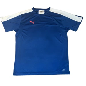 Puma Dry Cell EVO TRG Herren Large blau weiß Sport Training Training T-Shirt Top - Bild 1 von 13