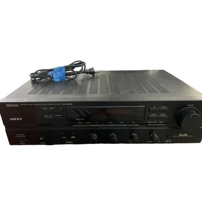 Denon DRA-565RD Precision Audio Component AM/FM Stereo Receiver DRA565RD Black - Image 1 of 4