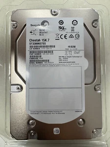 NEUF Seagate Cheetah 15K.7 ST3300657SS 300 Go 15 000 tr/min SAS 3,5" Enterprise HD - Photo 1/4