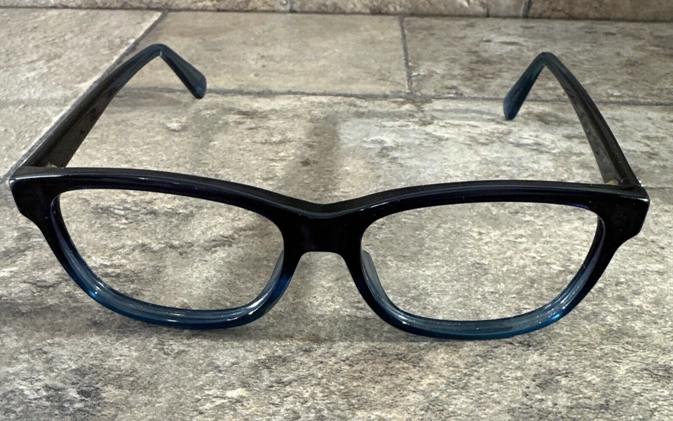 Armação de óculos feminina GUCCI GG0374OA 004 quadrada azul de dois tons 55-16-145-41 G7 - Imagem 1 de 4