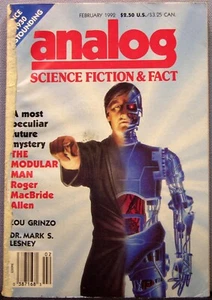 Analog Science Fiction and Fact February 1992 Good - Picture 1 of 3