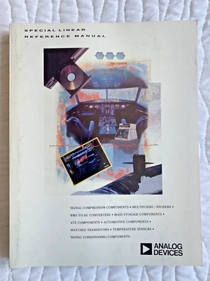 ANALOG DEVICES Special Linear Reference Manual 1992 - Image 1 of 3