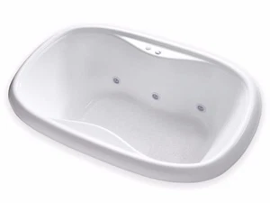 Carver Tubs TOD6841 68" 6 Jet Whirlpool Bathtub-White Acrylic-Left Hand Motor - Picture 1 of 11