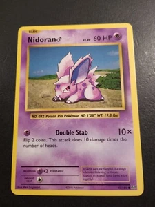 Pokemon Evolutions Nidoran Common Card 43/108 NM - Picture 1 of 1