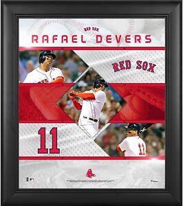 Rafael Devers Boston Red Sox Framed 15x17 Stitched Stars Collage