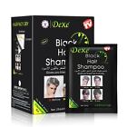 10ACK DEXE Black Hair Shampoo 5 minutes Instant Dye Permanent Hair Colour