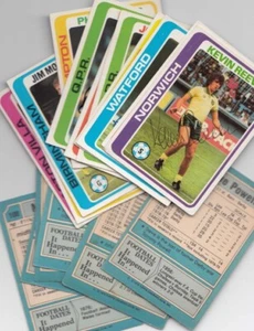 TOPPS FOOTBALL CARDS 1979/80 SIGNED BLUE BACKS - YOU CHOOSE #12-280 - Bild 1 von 29