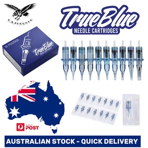 True Blue Disposable Tattoo Cartridge Needles 1RL 3RL 5RL 7RL 9RL 11RL RM RS RL - Picture 1 of 6