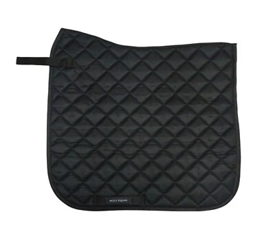 Bello-Equine Horse Saddle Pad - Dressage (Poly-Cotton, BLACK, Large/Full) - Image 1 of 3