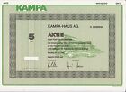 Brd Historisches Wertpapier Aktie Kampa-Haus Ag 5 Dm 1995