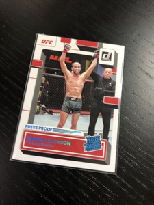 2023 Donruss UFC Base Rated Rookies Press Proof Teal #215 Damon Jackson
