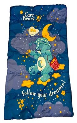 Saco de dormir vintage 2003 Care Bears Follow Your Sweet Dreams niño niños camping Foto 1 de 4
