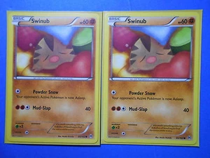 4x Swinub 80/162 Pokemon TCG card XY BREAKthrough common NM - Picture 1 of 2