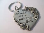 FRIENDS ARE A GIFT FROM GOD METAL KEYCHAIN