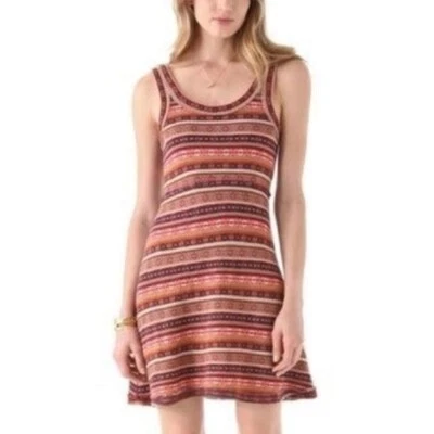 Mini vestido línea A Free People Fair Isle Foto 1 de 4