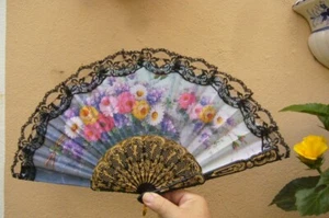 ORIGINAL Spanish FLAMENCO LACE Fan No.343 - 2j ++++++++++++++ - Picture 1 of 1