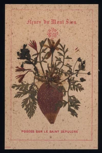 Imagen devocional con reliquia FLEURS DU MONT SION - Imagen 1 de 1